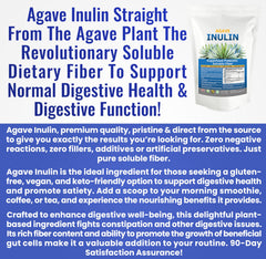 Kidney Restore Organic Inulin Powder packaging, showcasing natural organic ingredient pledge.