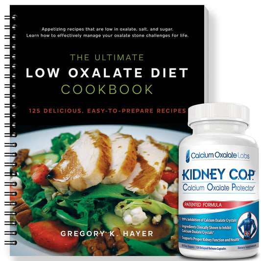 KIDNEY C.O.P. bottle featuring calcium oxalate protector for daily support