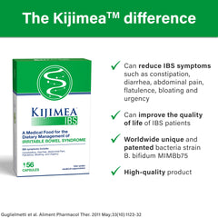 Kijimea vegan and gluten-free symbol on the package.