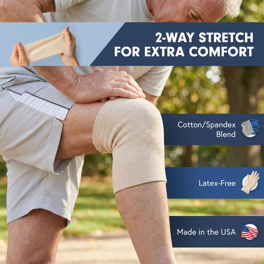 KinGrip edema-support tubular bandage aiding movement and swelling management