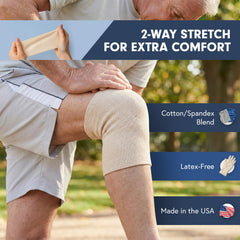 KinGrip edema-support tubular bandage aiding movement and swelling management