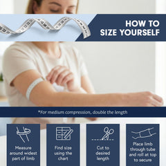 KinGrip sizing guide showing how to measure for proper fit