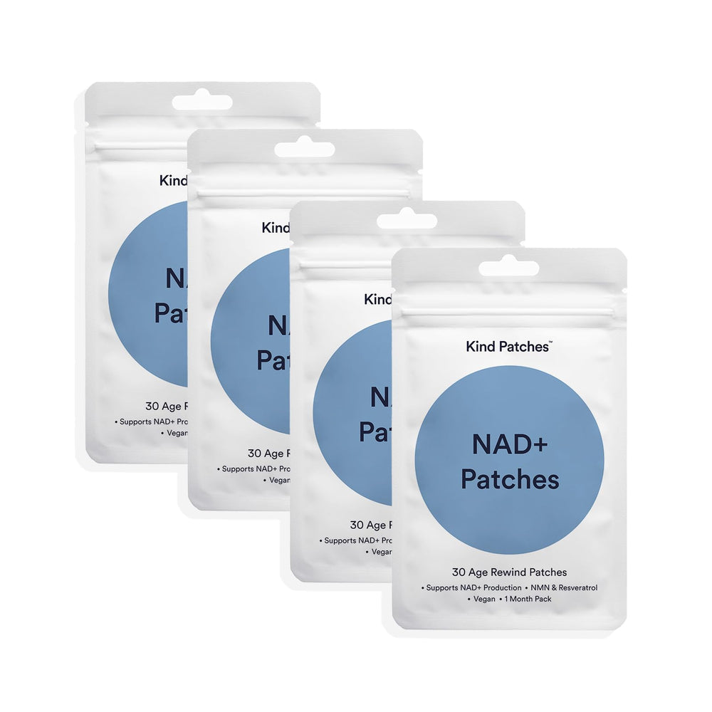 Kind Patches NAD Plus patches collection for daily vegan skincare routine.