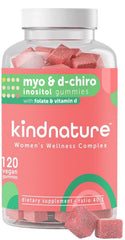 Kindnature Myo-Inositol gummies bottle front showing 40:1 ratio for daily balance support
