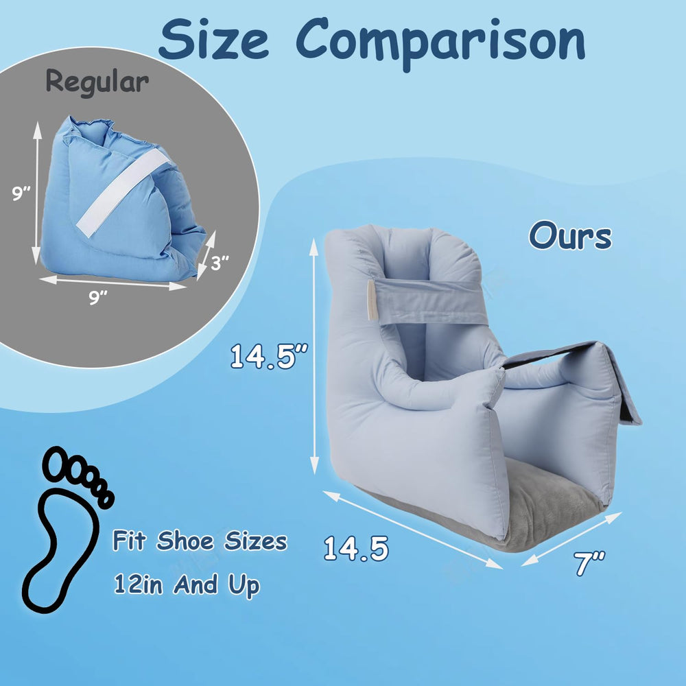 King Mills heel protectors with Velcro fastenings for easy on-and-off use