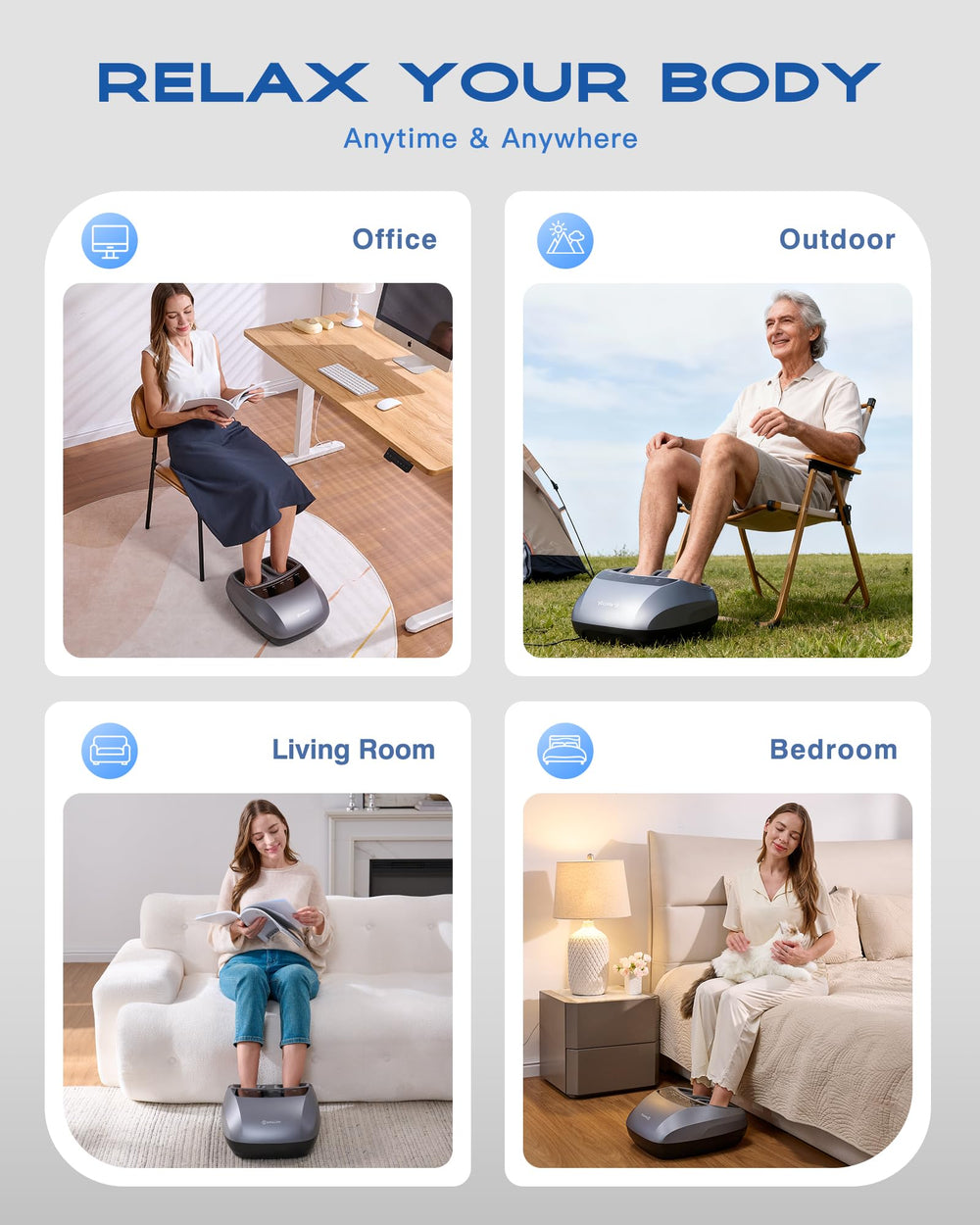 Kingjoy foot massager gift ready box symbolizing thoughtful present.