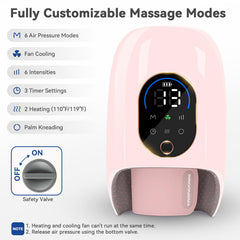 KingPavonini heat settings offer warm relief at 110f and 119f