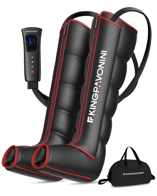 KingPavonini leg massager with full-leg wrap for comprehensive circulation relief