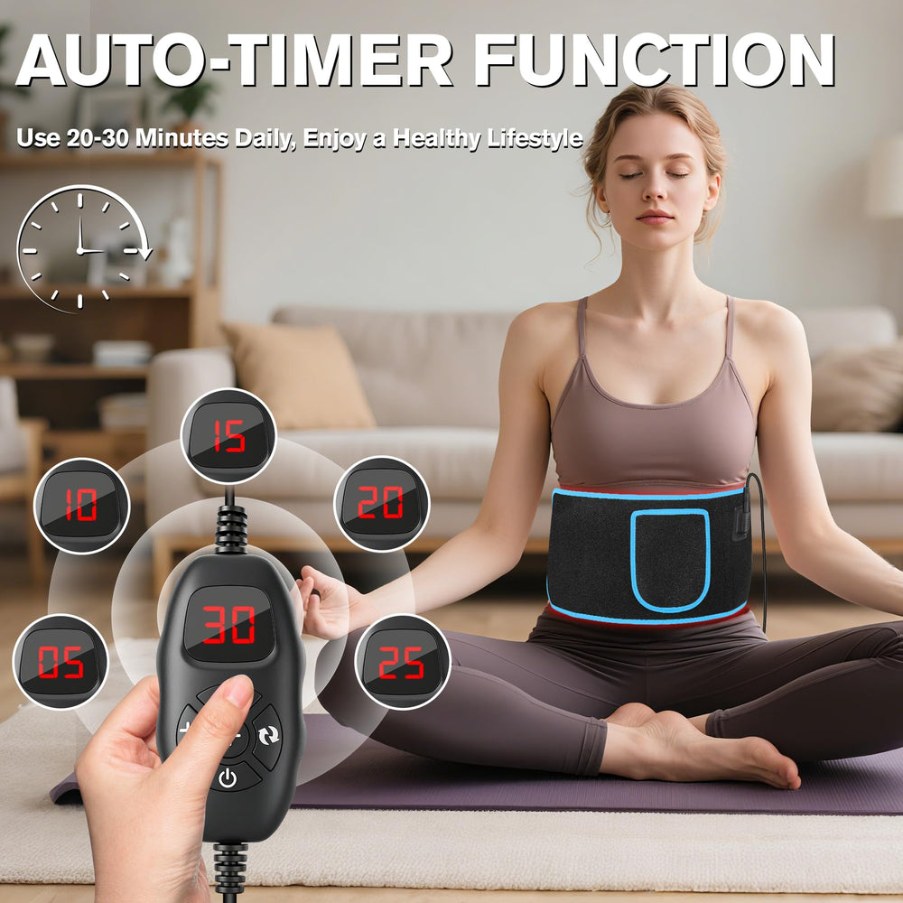 KingSom Red Light Belt pulse mode display with rhythmic light