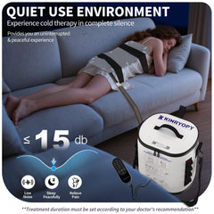 KINRYOPY quiet pump operation minimizes disturbance during therapy