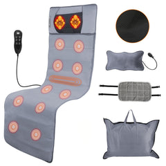 KinWarmth full-body massage mat with heat and 10 massage heads for full coverage