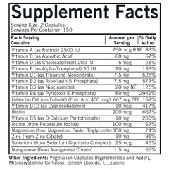 Kirkman Nu-Thera P-5-P label close-up showing gluten- and casein-free ingredients