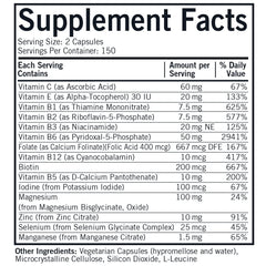 Kirkman Nu-Thera vegetarian capsules close-up highlighting plant-based form