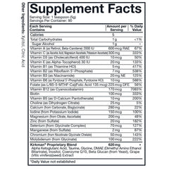 Kirkman Spectrum Complete II Powder bottle with scoop demonstrates easy daily serving.