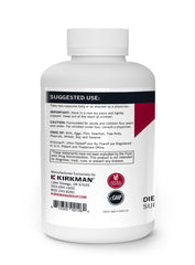 Close-up of Kirkman Super Nu-Thera tablets highlighting supplement texture and care.