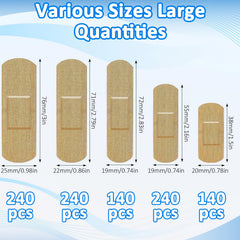 KisSealed 1000-pcs bulk bandages for long-term family readiness