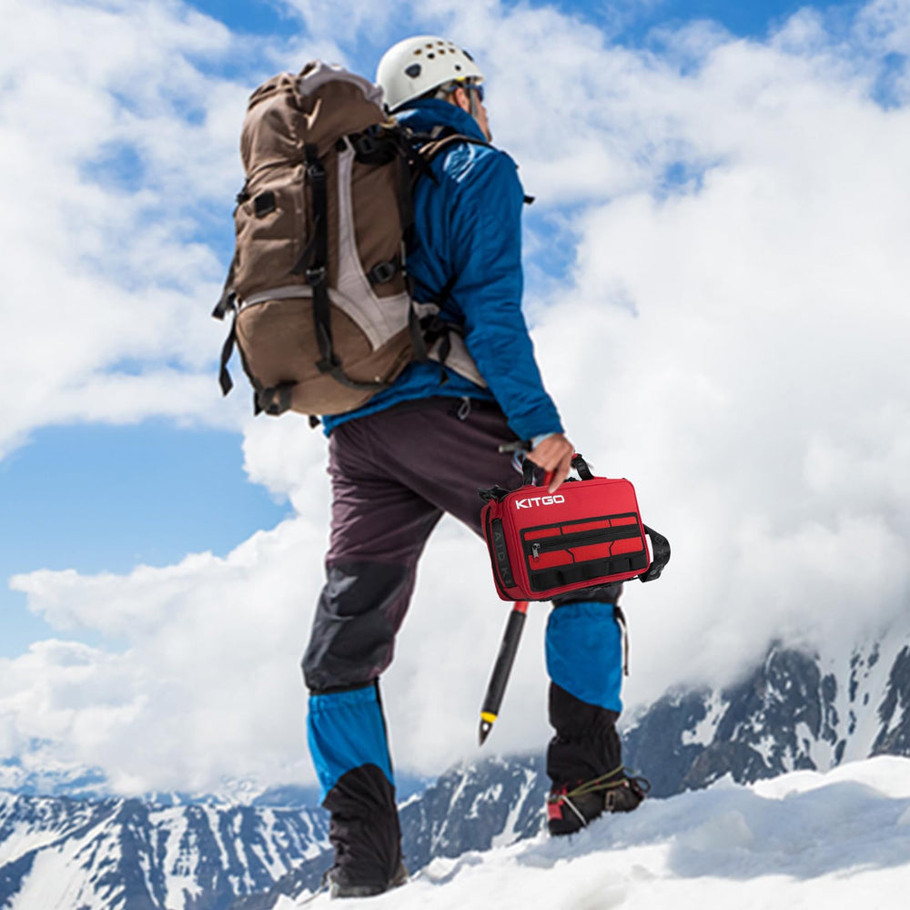 Kitgo grid layout helps find items fast in emergencies.
