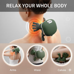 Kithouse neck massager highlights wireless design for cordless use anywhere.