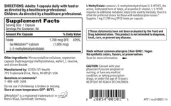 L-Methylfolate capsules open scene shows easy daily integration.