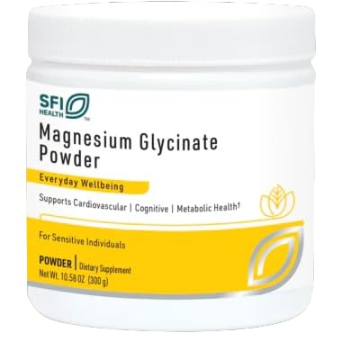 Klaire Labs Magnesium Chelate Powder bottle shows purity and premium quality