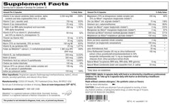 Label closeup highlights vitamin K1 and K2 inclusion.