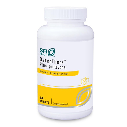 Klaire Labs SFI Health Osteothera Plus bottle front for daily bone support.