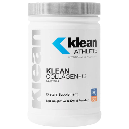 Klean Athlete Klean Collagen+C tub front highlighting joint support.
