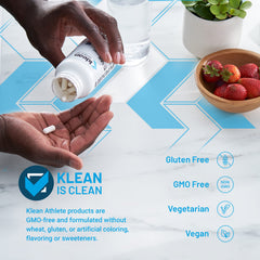 Klean Magnesium label shows NSF Certified for Sport for trusted training
