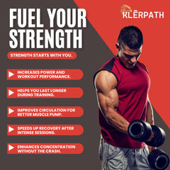 Klerpath GrōMuscle glass with grape drink, showcasing mixability.