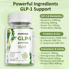 Klinovium GLP1 packaging displayed on a shelf for convenient use.