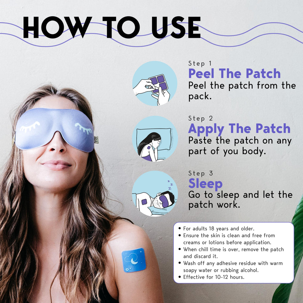Klova ZSleep patch affixed to the arm during night use
