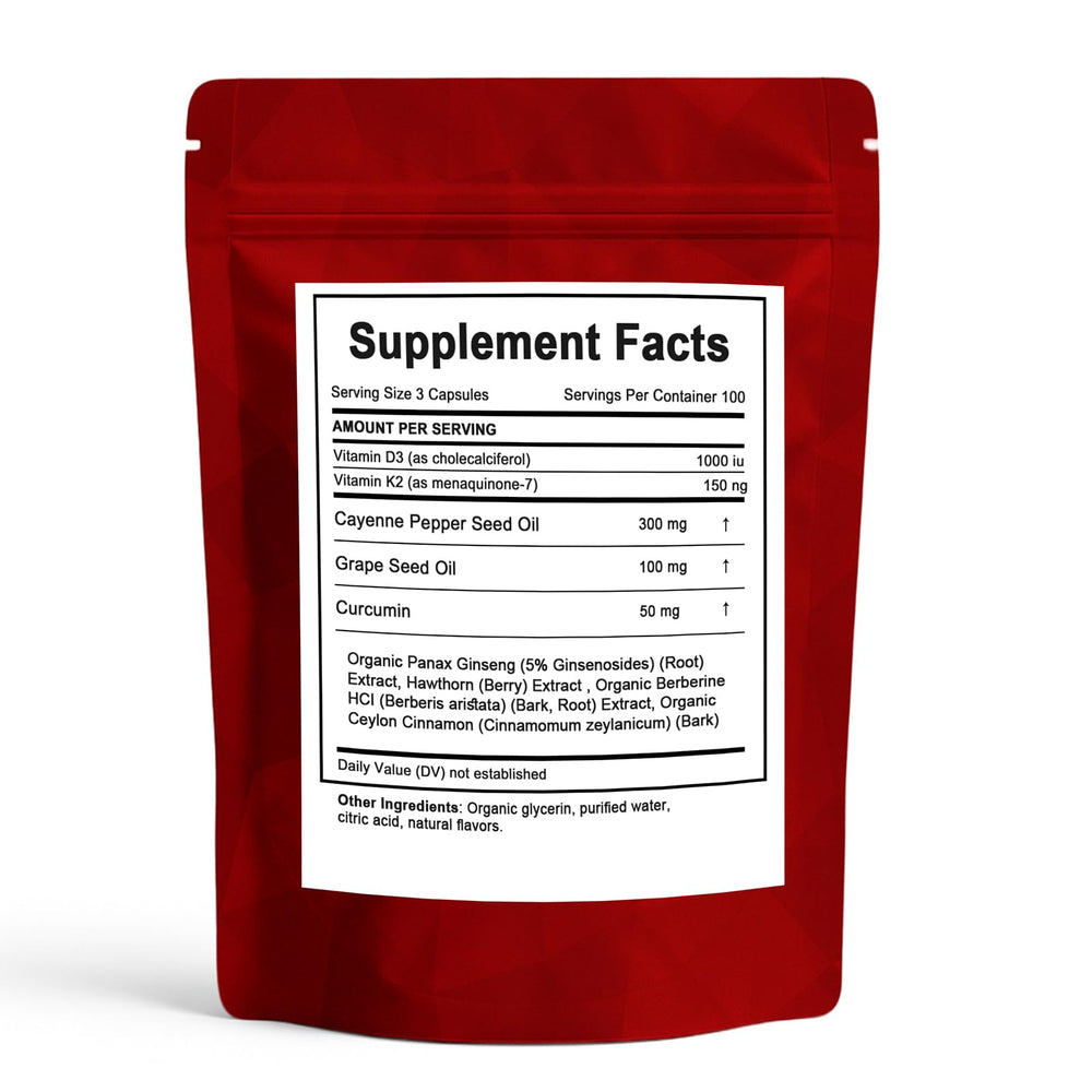 KLUNIZ Cayenne Pepper Softgels closeup of capsules for easy daily digestion.