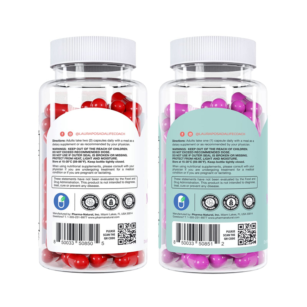 Knockout Menopause bundle packaging shows a simple daily routine.