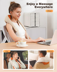 KNQZE two heating levels let you dial in warmth for a soothing session.