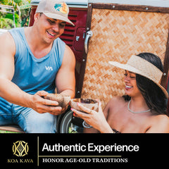 Koa Kava Vanuatu powder dusk-relaxation scene invites peaceful night routine