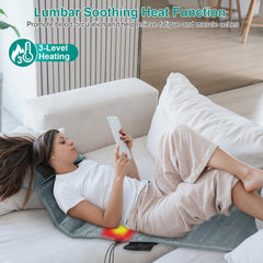 KOCASO lumbar heat therapy feature providing warmth and circulation support.