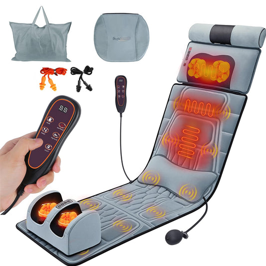 KOCASO full body massage mat with heat for back and leg relief