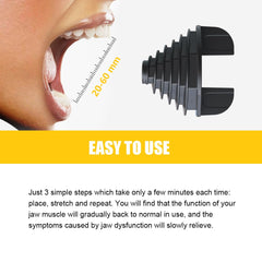 KOHEEL-TUR compact device ideal for discreet jaw muscle relaxation.