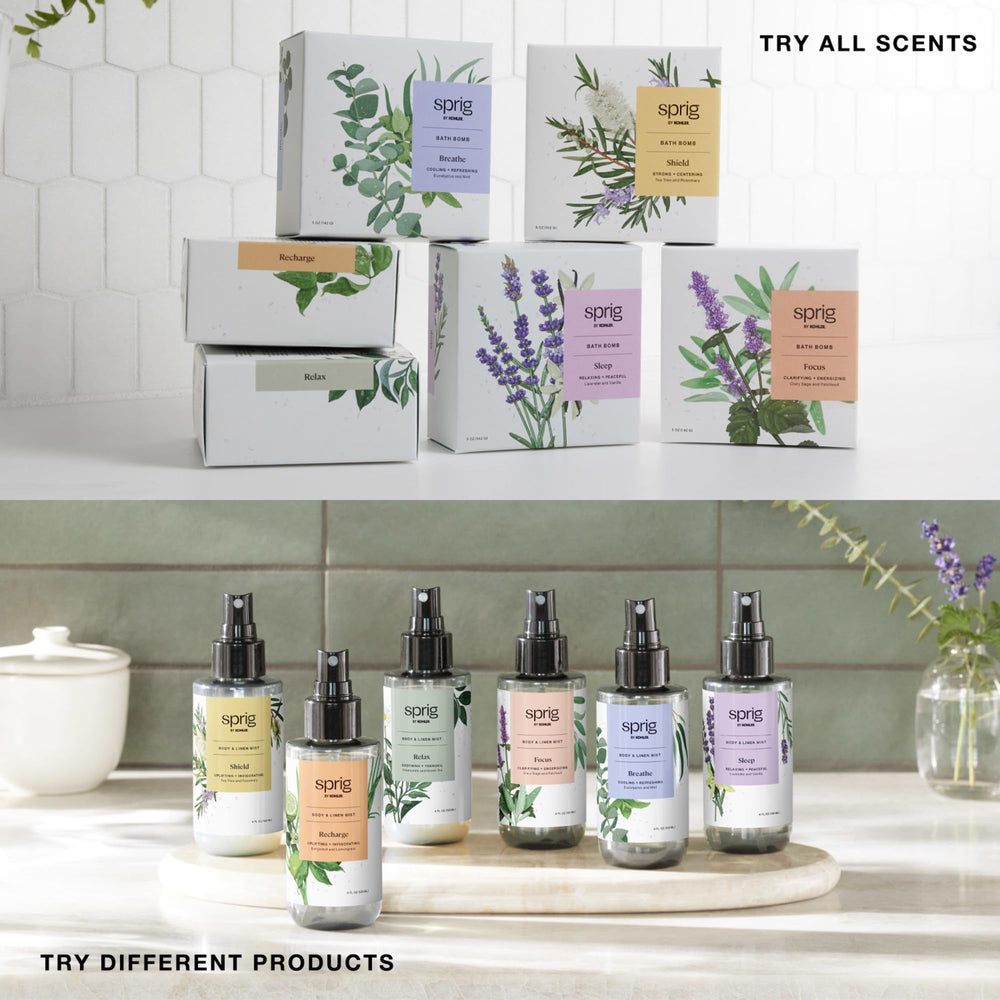 Sprig by Kohler gift-ready box signaling holiday gifting appeal.