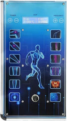 Koiexiak therapy-machine energy settings show varied power levels.