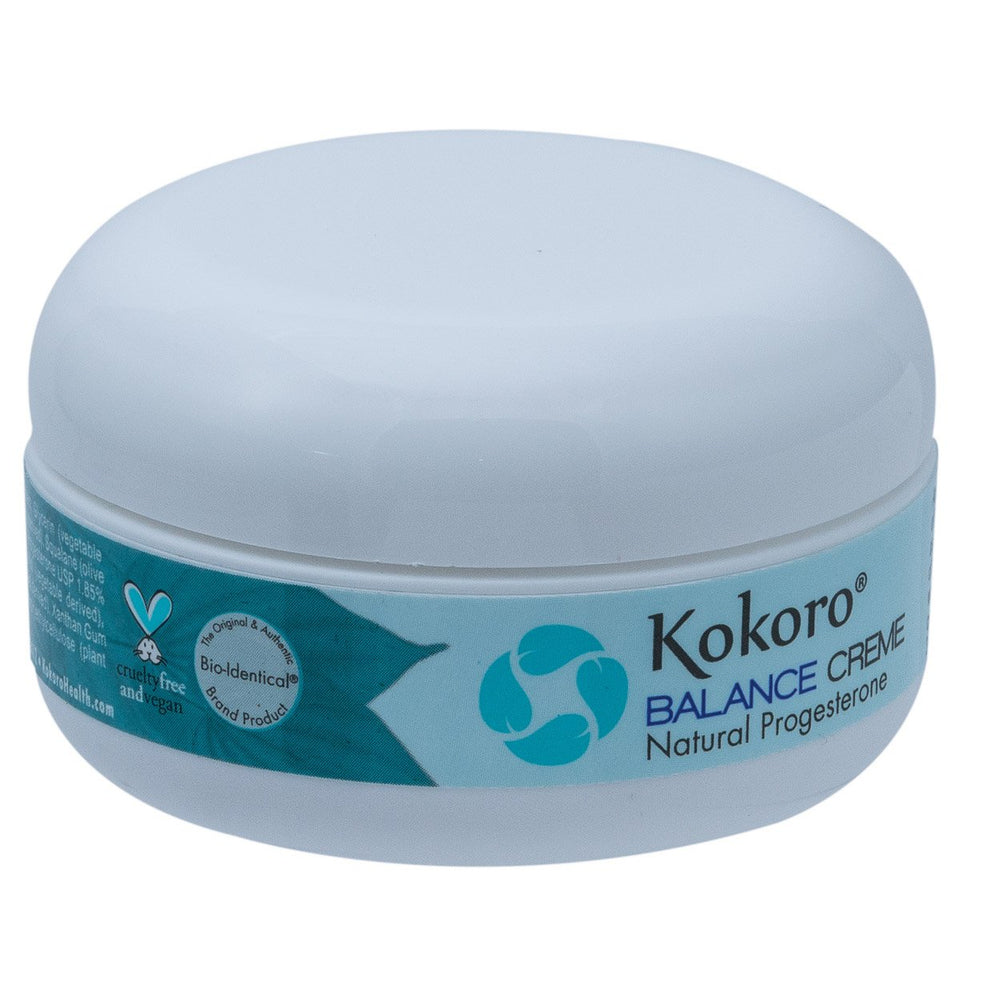 Kokoro Balance Creme texture close-up shows silky, fragrance-free formula.