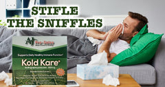 Kold Kare Daily Immune label detail emphasizing non-GMO ingredients.