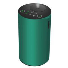 KONCHILE Waterless Diffuser green front view for compact aromatherapy at home