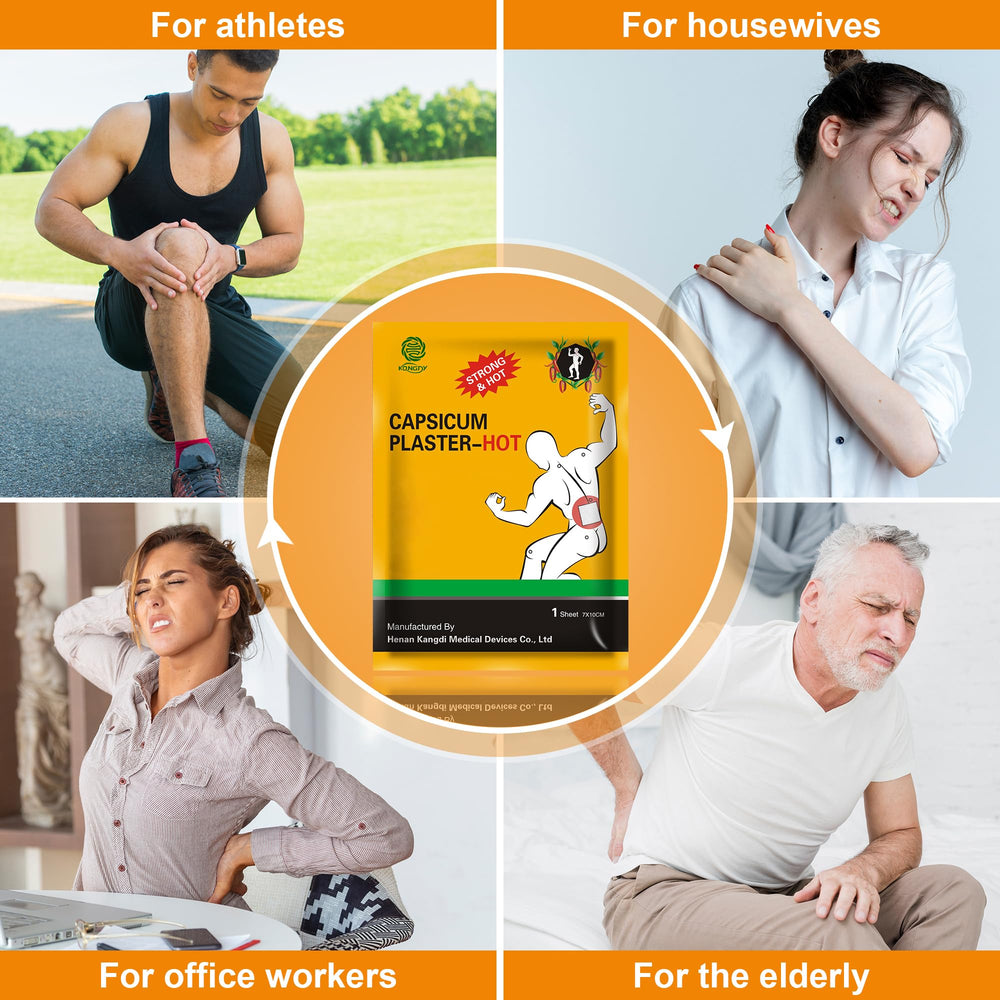 KONGDY patch application shows easy placement on clean, dry skin.