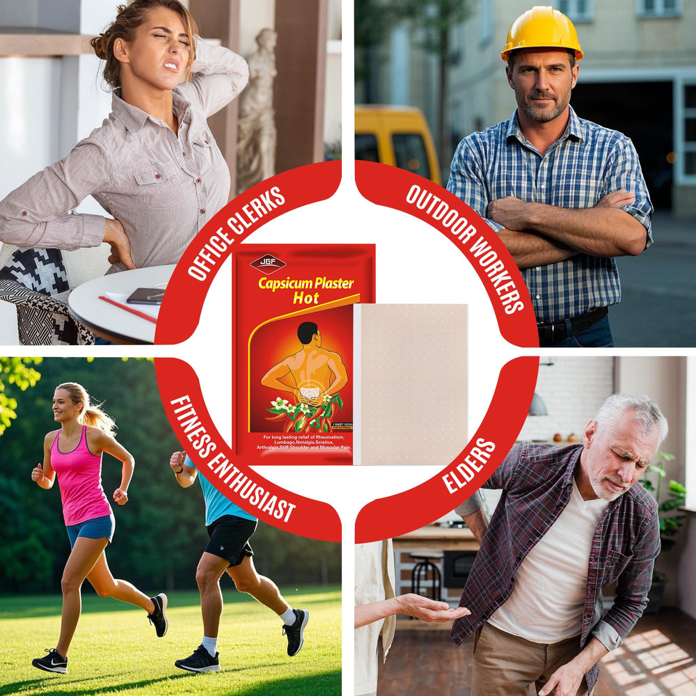 KONGDY Capsaicin Patches applied to forearm during daily activities