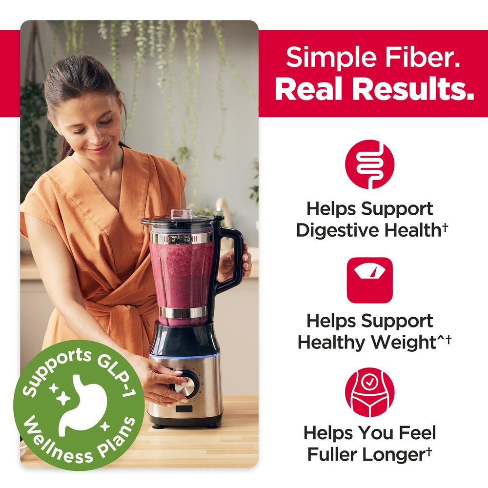 Konsyl psyllium in a clear glass illustrating smooth texture for digestion