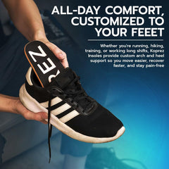 Koprez insole designed for work boots to improve stability.
