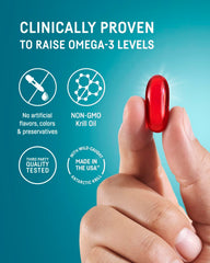 Kori Krill product label notes 70 mg choline per serving.