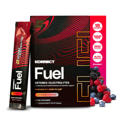 KORRECT LIFE goBHB MelonBerry packet ready for a pre-workout energy boost