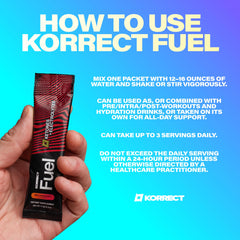 KORRECT LIFE vegan keto-friendly formula supporting active lifestyles
